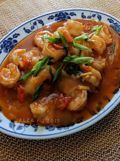 Foto resep Udang Saus Padang
