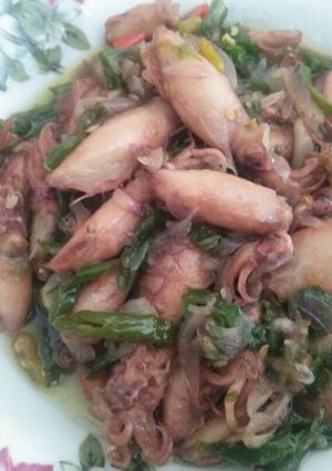 Foto resep Cumi Asin Cabe Ijo