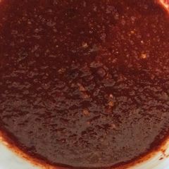 A picture of Red chilli chutney.