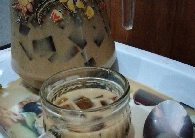 Resep Es cappucino cincau Anti Gagal