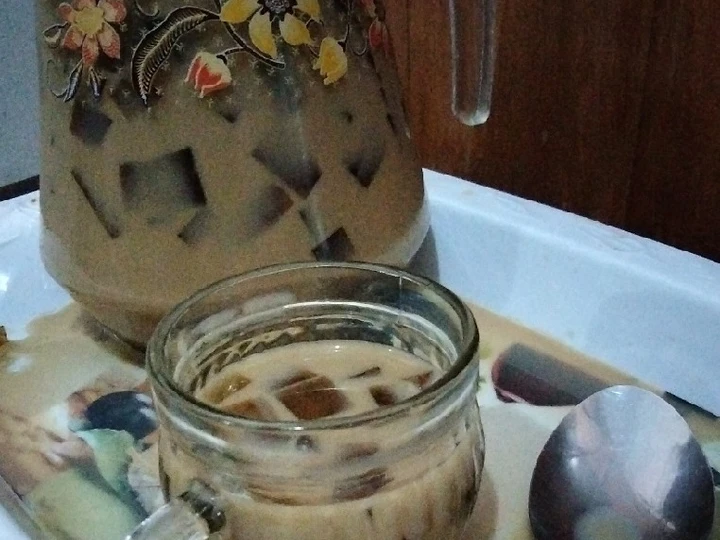 Cara Gampang Membuat Resep Es cappucino cincau yang Menggugah Selera Anti Ribet, Mantap