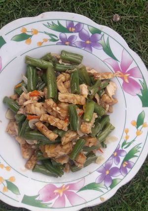 Foto resep Oseng buncis tempe