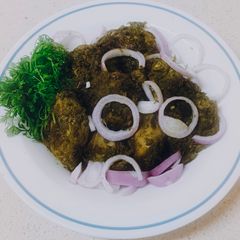 A picture of Green masala roast.