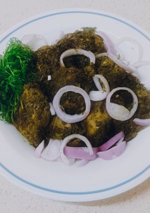 A picture of Green masala roast.