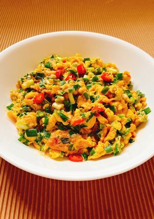 韭菜炒蛋 的食譜成品照片
