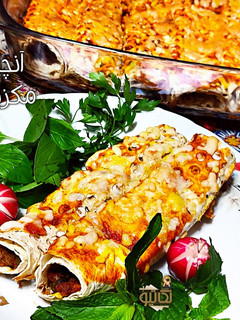 عکسی از دستور "آنچیلادا مکزیکی" ساده و سریع
