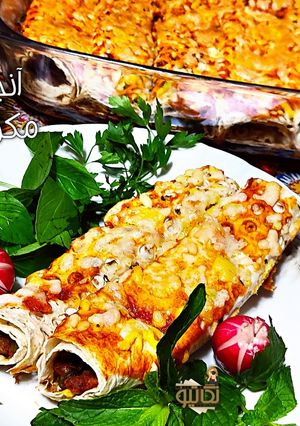 عکسی از دستور "آنچیلادا مکزیکی" ساده و سریع