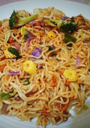 A picture of Vegetable Noodles.