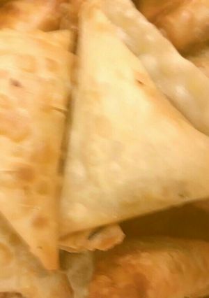 صورة لوصفة سمبوسه باللحمة والخضار