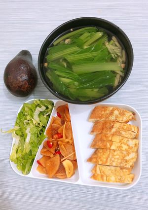 Hình của món Bữa tối thanh đạm.