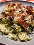 Parmezános - brokkolis rizs