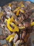 Hongos con Pimiento