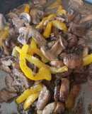 Hongos con Pimiento