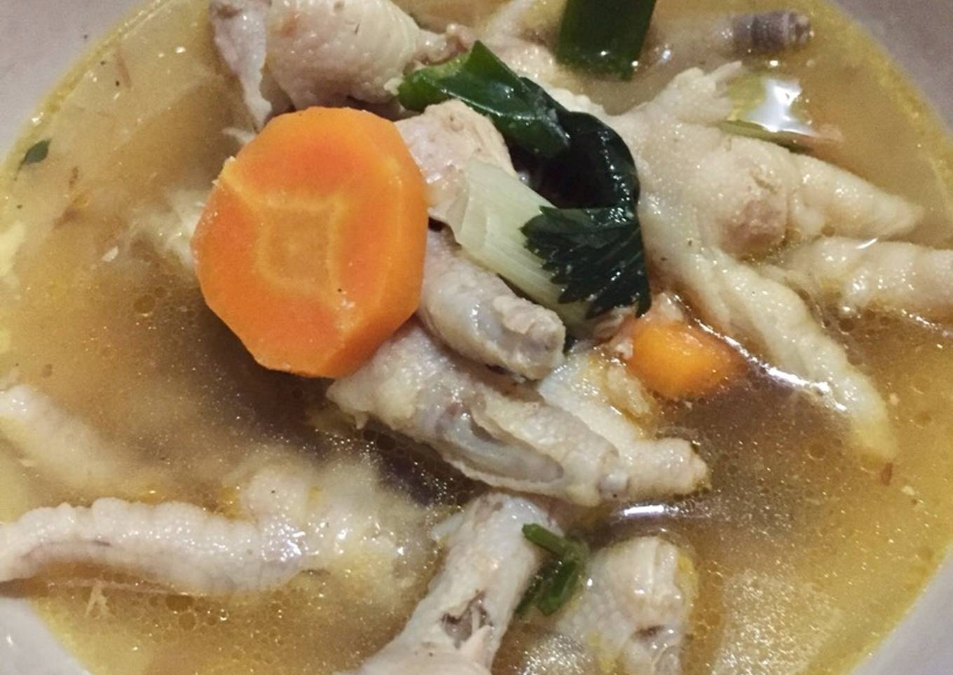 Sop ceker ayam