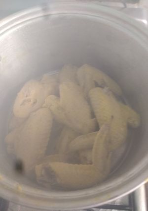 Una foto de Alitas a la mostaza al vapor