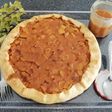 Tarte aux pommes caramélisé à la crème, coulis de caramel maison