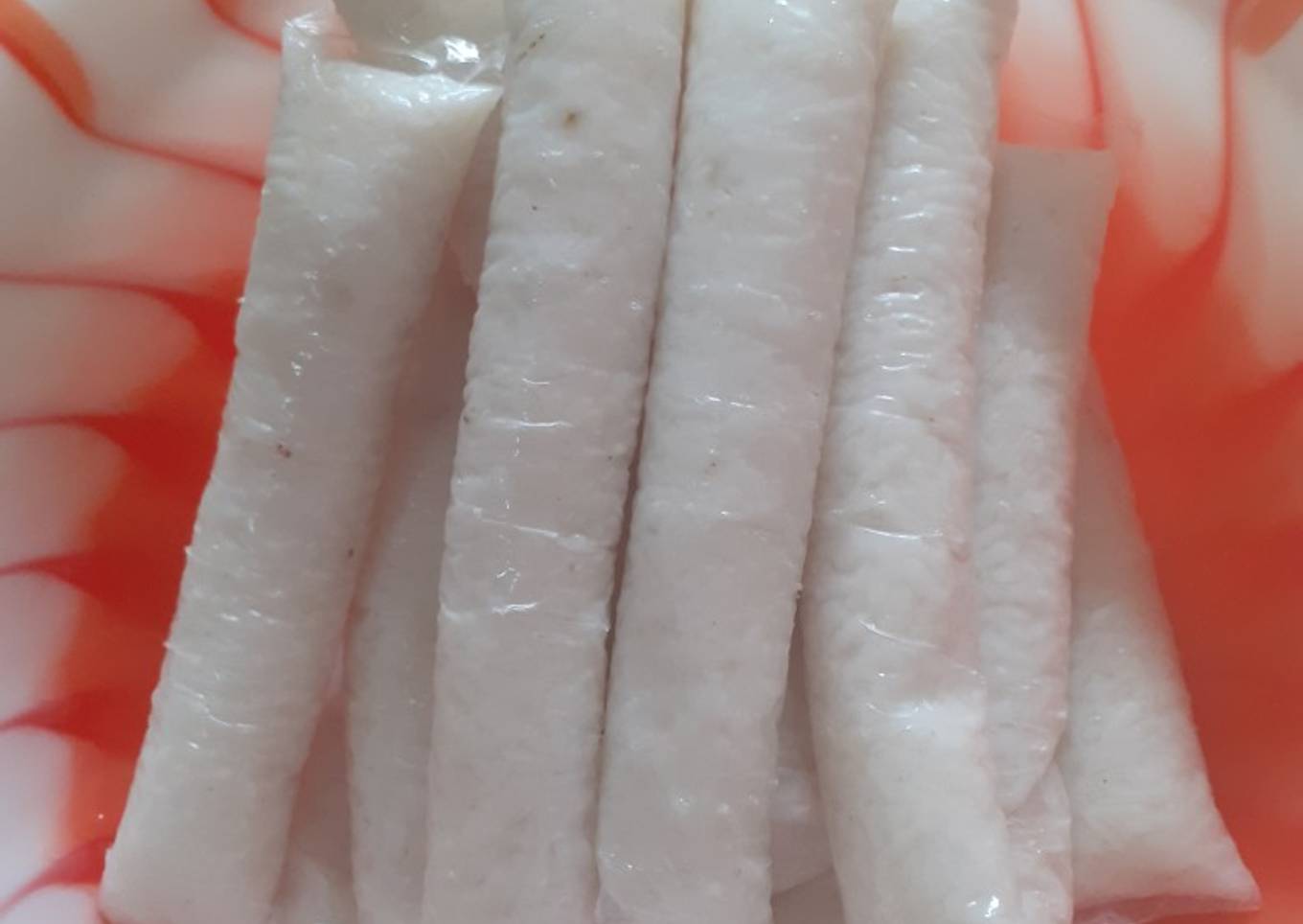 Lontong Plastik Es Lilin