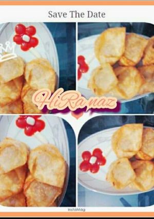 A picture of Chicken Wontons. KokabnCookpad.