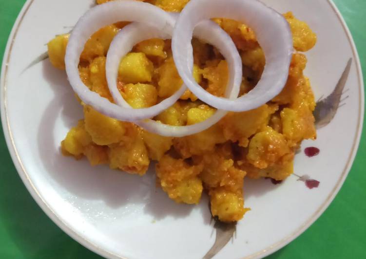 Besan ke gatte ki Sabji