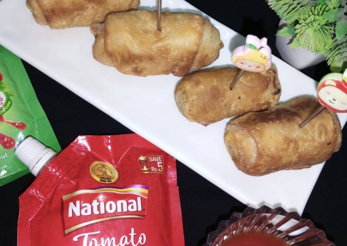 Mini roll Recipe by Aqsa mukhtiar - Cookpad