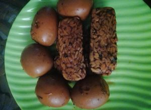 Foto resep Telur dan tempe bacem teh celup melati