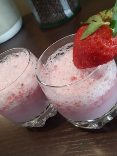 Una foto de Smoothie Claudia de fresas
