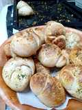 "garlic knots" nuditos de ajo