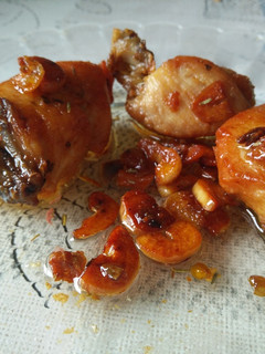 Una foto de Pollo al ajillo para torpes