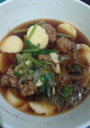 รูปของ ต้มจืดเต้าหู้ไข่||สำหรับคำลดความอ้วน