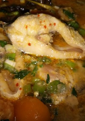 Foto resep Sup ikan kakap kuah kuning