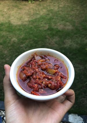 Foto resep Sambel terasi ulek