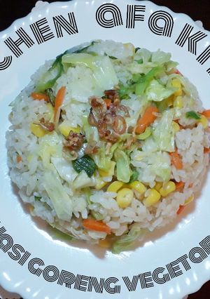 Foto resep Nasi goreng vegetarian