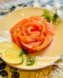 Salting salmon