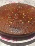 Tarta fría de ColaCao con cuajada