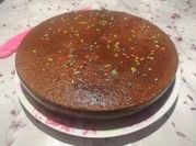 Una foto de tarta colacao