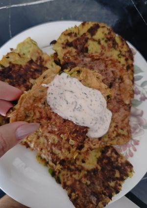عکسی از دستور کوکو با کدو سبز رژیمی🥒