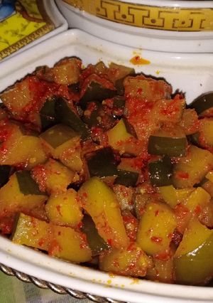 Foto resep Sambal goreng pepaya muda