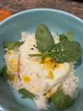 Delicious egg yolk rice
