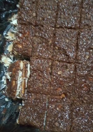 Una foto de Turrón de avena y chocolate