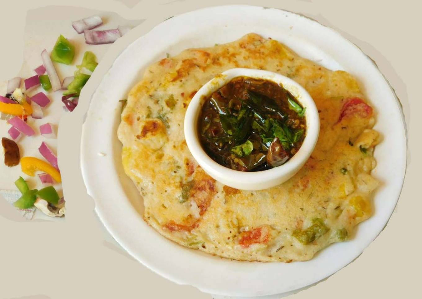 A Healthy Uthappam