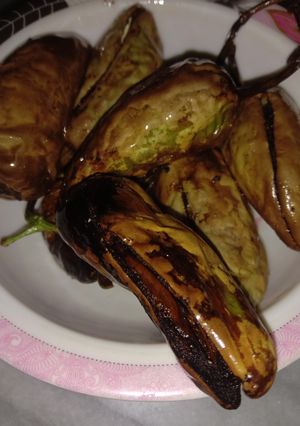 A picture of Fried chillos 🌶🌶.