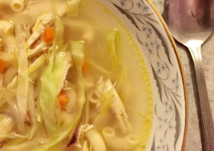 Recipe of Homemade Chicken Sopas (Filipino chicken soup)