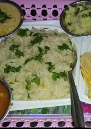 A picture of Sesame seed ki khichdi.