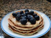Una foto de pancakes fitness saludable