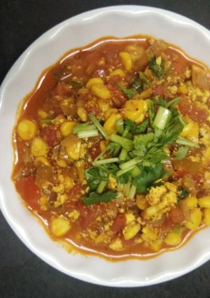 કોર્ન પનીર બુરજી રેસીપી મુખ્ય ફોટો