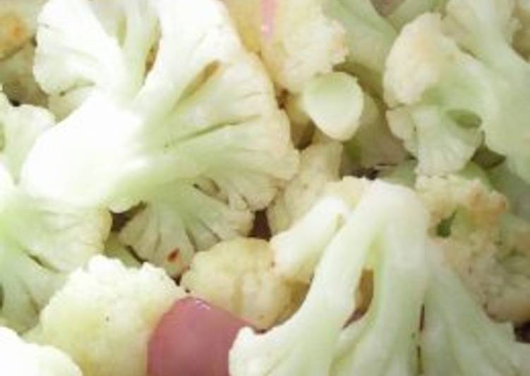 Easiest Way to Make Saute cauliflower in 12 Minutes at Home