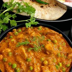 Mushroom matar masala A picture of Mushroom matar masala.