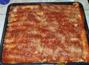 Una foto de Canelones de carne