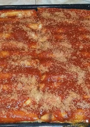 Una foto de Canelones de carne