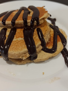 Una foto de Pancakes / tortitas de avena y plátano (4 ingredientes) BLW